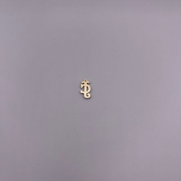 Juicy Couture Women’s Gold JC Initial Logo Necklace Pendant Charm - Picture 5 of 8